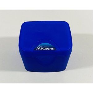 Noxema Plastic Storage Box Face Crème Cleanser Wipes Makeup Bathroom Vanity 90s